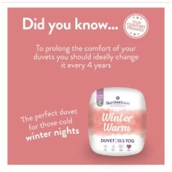 Slumberdown Winter Warm 13.5 Tog Duvet - Single -Bed Linings Sales Store 8353144 R Z007A