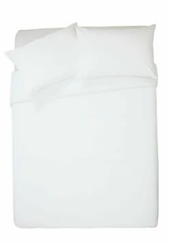 Habitat Pure Cotton 200TC White Bedding Set - Double
