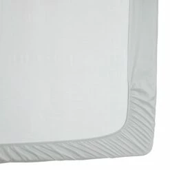 Habitat Egyptian Cotton 400TC Plain Grey Fitted Sheet-Single -Bed Linings Sales Store 8377735 R Z002A