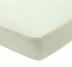 Habitat Egyptian Cotton 400TC Cream Fitted Sheet - Single