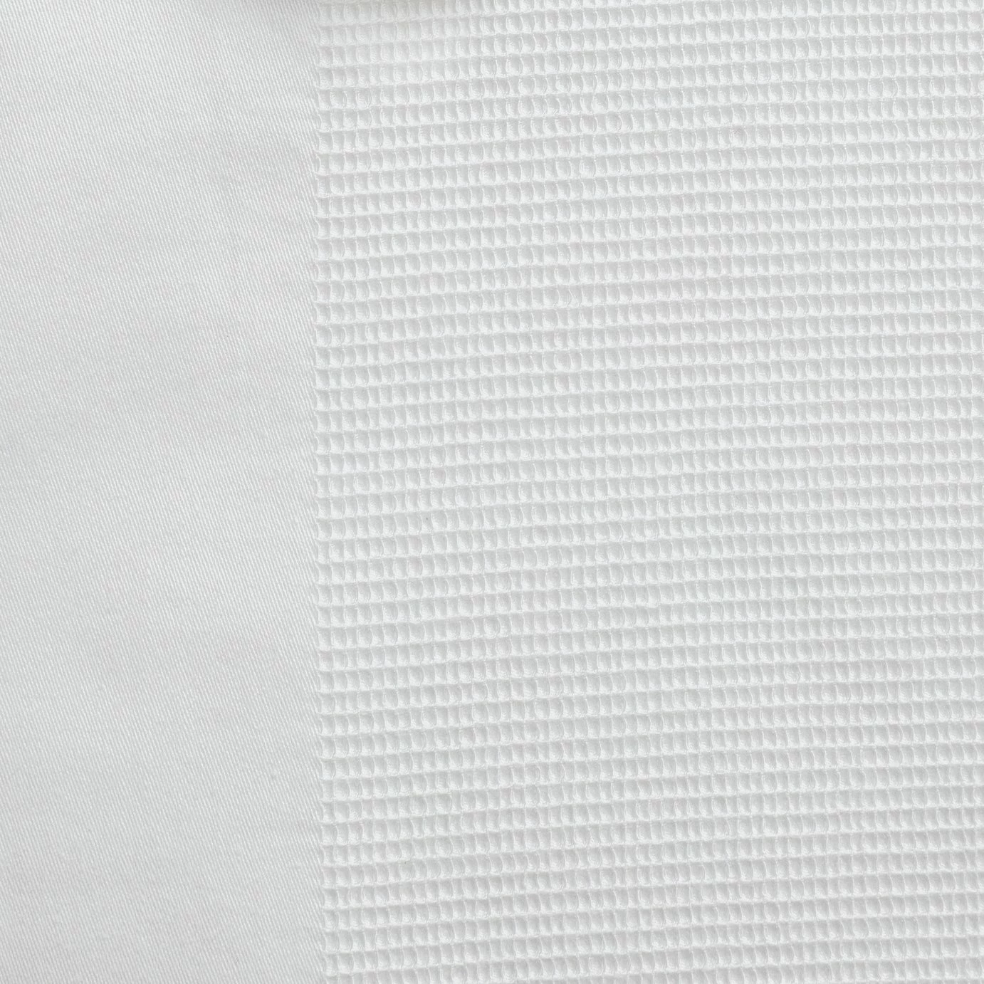 Habitat Cotton 300TC Waffle Striped White Bedding Set-Double 2 Habitat Cotton 300TC Waffle Striped White Bedding Set-Double - Image 2