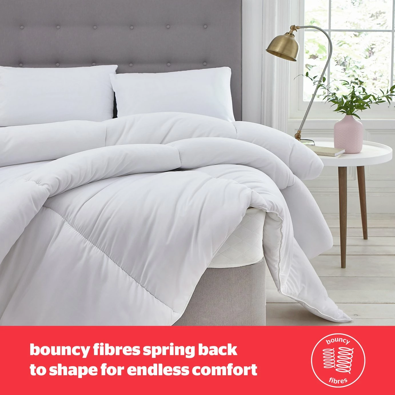 Silentnight Bounceback 10.5 Tog Duvet - Single 3 Silentnight Bounceback 10.5 Tog Duvet - Single - Image 3