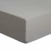 Habitat Cotton Brushed Grey Fitted Sheet - Toddler