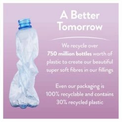 Slumberdown Full And Bouncy 10.5 Tog Duvet - Single -Bed Linings Sales Store 8800927 R Z009A