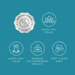 Slumberdown Wellbeing Weighted Adults Blanket - 7kg -Bed Linings Sales Store 8942919 R Z011A