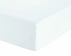 Habitat Cotton Rich Plain White Flat Sheet - Single