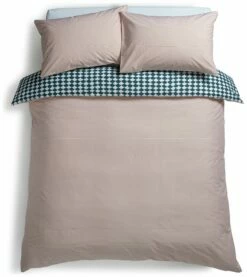 Habitat Cotton Scallop Teal Reversible Bedding Set-Superking -Bed Linings Sales Store 9207938 R Z004A