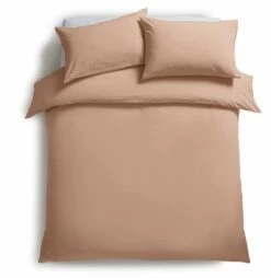Habitat Stonewashed Cotton Plain Blush Bedding Set - Double