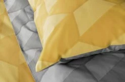 Habitat Industrial Geo Grey Reversible Bedding Set - Single -Bed Linings Sales Store 9281318 R Z003A