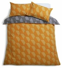 Habitat Industrial Geo Grey Reversible Bedding Set - Single -Bed Linings Sales Store 9281318 R Z004A