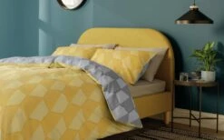 Habitat Industrial Geo Grey Reversible Bedding Set - Single -Bed Linings Sales Store 9281318 R Z005A