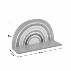 Habitat MDF Rainbow Wall Shelf - Multicoloured -Bed Linings Sales Store 9310272 R Z001E