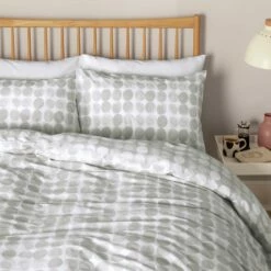 Habitat Spot Print Grey Bedding Set - Single