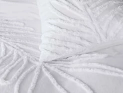 Habitat Cotton Tufted Leaf White Bedding Set - Double 7 Habitat Cotton Tufted Leaf White Bedding Set - Double -Bed Linings Sales Store 9328587 R Z003A