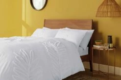 Habitat Cotton Tufted Leaf White Bedding Set - Double 9 Habitat Cotton Tufted Leaf White Bedding Set - Double -Bed Linings Sales Store 9328587 R Z005A