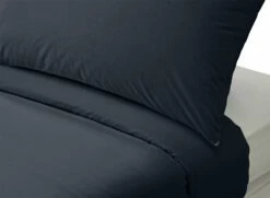 Habitat Pure Cotton 200TC Navy Bedding Set - Double -Bed Linings Sales Store 9359518 R Z003A