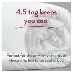 Slumberdown All Seasons 4.5 Tog Duvet - Single -Bed Linings Sales Store 9379048 R Z006A