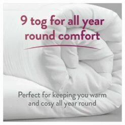 Slumberdown All Seasons 4.5 Tog Duvet - Single -Bed Linings Sales Store 9379048 R Z007A
