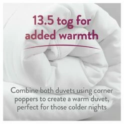 Slumberdown All Seasons 4.5 Tog Duvet - Single -Bed Linings Sales Store 9379048 R Z008A