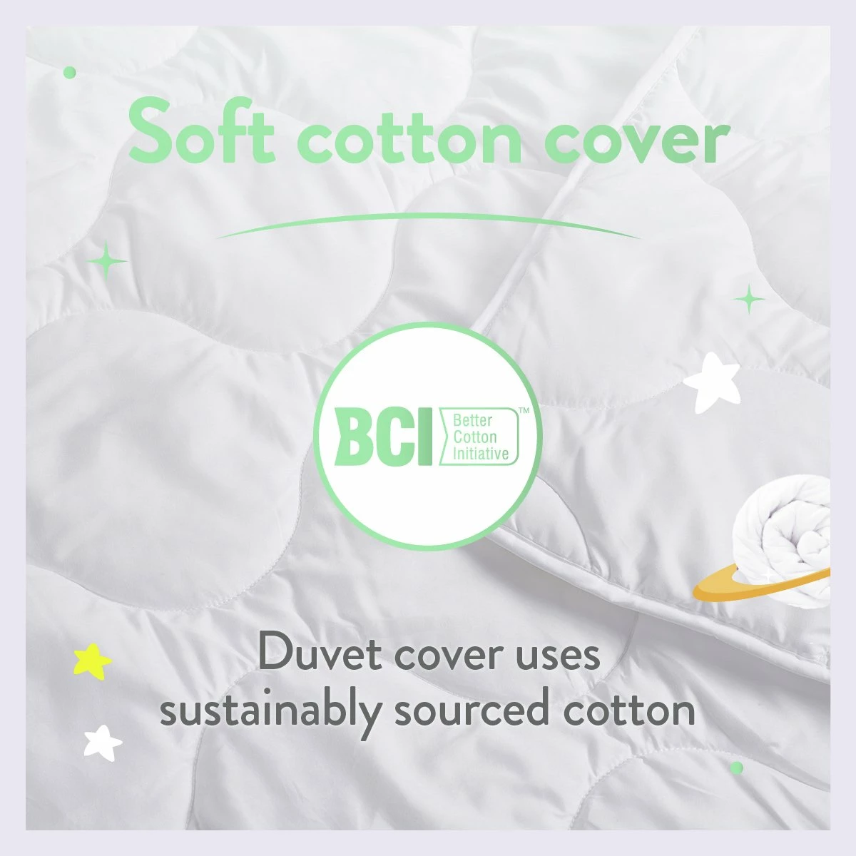 Slumberdown Anti Bacterial 4 Tog Kids Duvet - Toddler 3 Slumberdown Anti Bacterial 4 Tog Kids Duvet - Toddler - Image 3