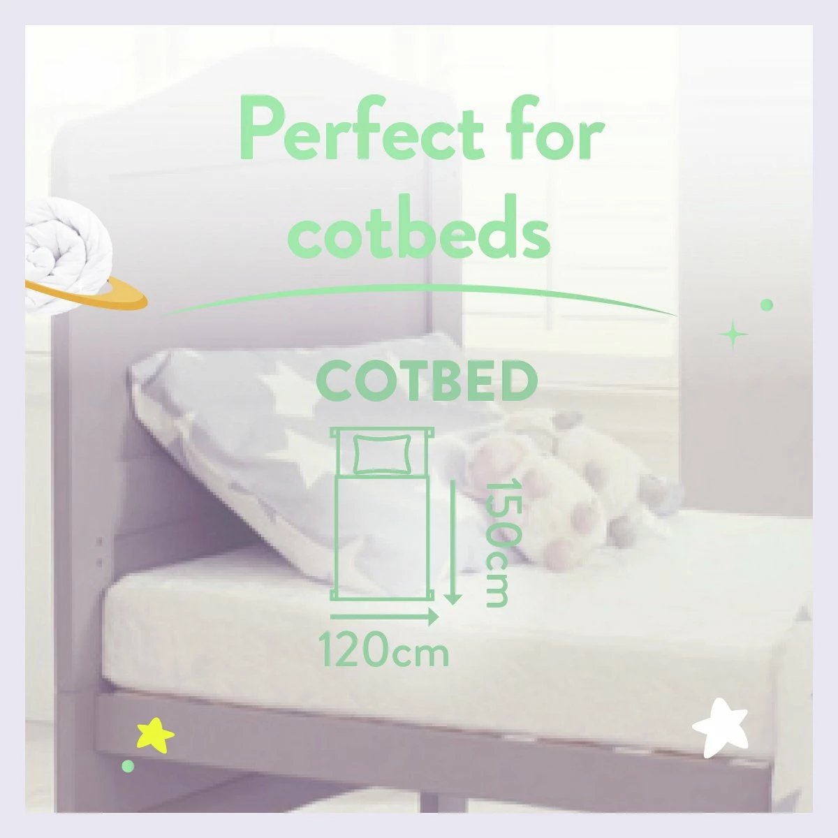 Slumberdown Anti Bacterial 4 Tog Kids Duvet - Toddler 12 Slumberdown Anti Bacterial 4 Tog Kids Duvet - Toddler - Image 12