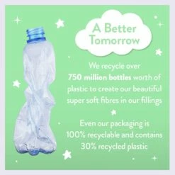 Slumberdown Anti Bacterial 4.5 Tog Kids Duvet - Single -Bed Linings Sales Store 9379392 R Z014A