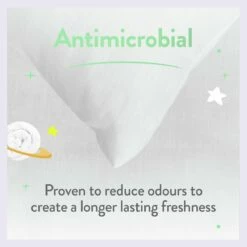 Slumberdown Anti Bacterial Soft Support Pillow - Toddler -Bed Linings Sales Store 9379426 R Z007A