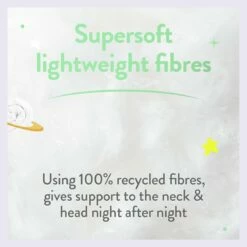 Slumberdown Anti Bacterial Soft Support Pillow - Toddler -Bed Linings Sales Store 9379426 R Z010A