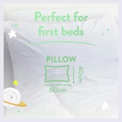 Slumberdown Anti Bacterial Soft Support Pillow - Toddler -Bed Linings Sales Store 9379426 R Z011A