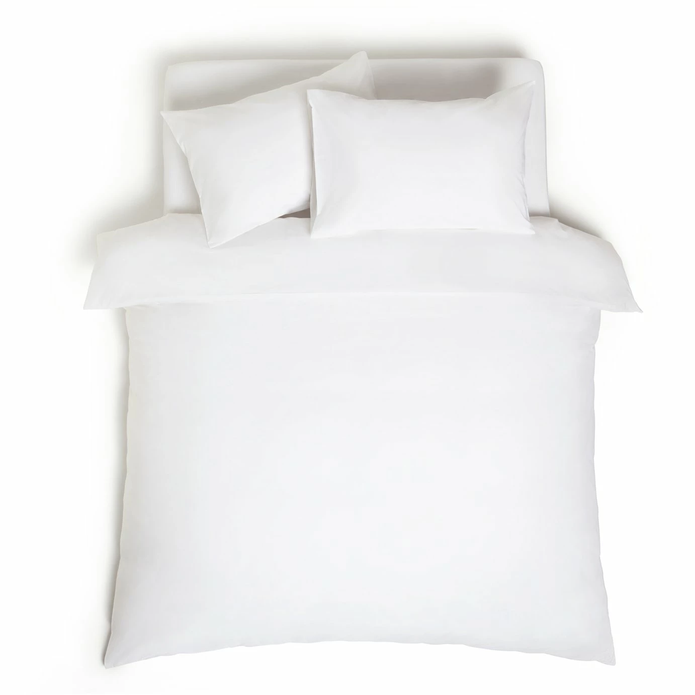 Habitat Cool Tencel Cotton Plain White Bedding Set - Single 3 Habitat Cool Tencel Cotton Plain White Bedding Set - Single - Image 3