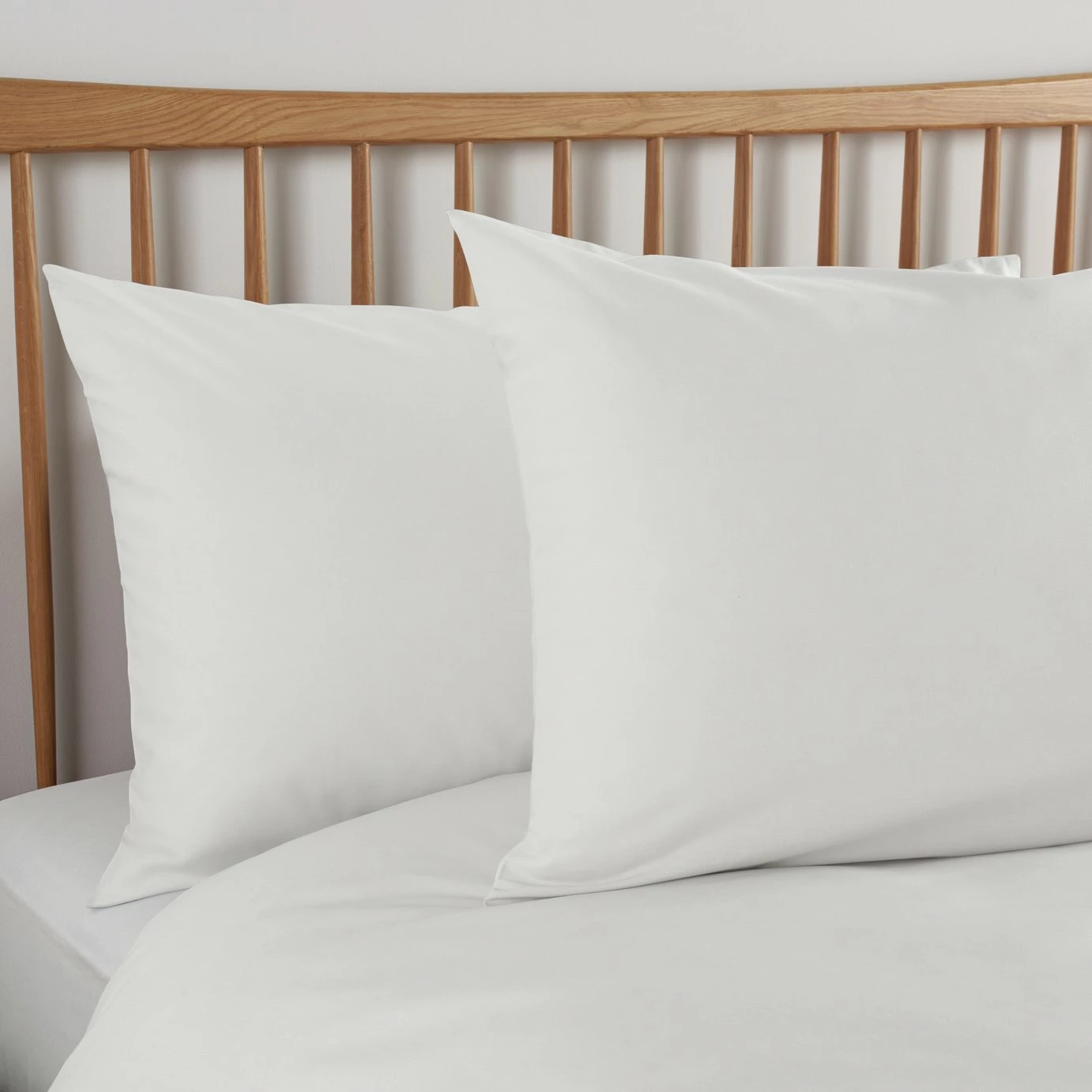 Habitat Cool Tencel Cotton Plain White Bedding Set - Single 5 Habitat Cool Tencel Cotton Plain White Bedding Set - Single - Image 5