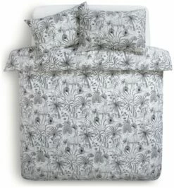 Habitat Cotton Jungle Black & White Bedding Set - Single -Bed Linings Sales Store 9408579 R Z002A