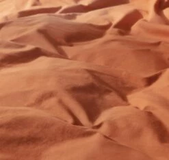 Habitat Cotton Linen Plain Rust Bedding Set - Double -Bed Linings Sales Store 9513914 R Z005A