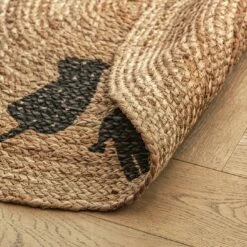Habitat Kids Animal Abstract Jute Circle Rug - Natural 7 Habitat Kids Animal Abstract Jute Circle Rug - Natural -Bed Linings Sales Store 9517374 R Z003C
