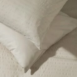 Habitat Seersucker Plain Taupe Bedding Set - Single -Bed Linings Sales Store 9519956 R Z003A