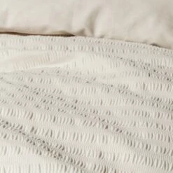 Habitat Seersucker Plain Taupe Bedding Set - Single -Bed Linings Sales Store 9519956 R Z004A