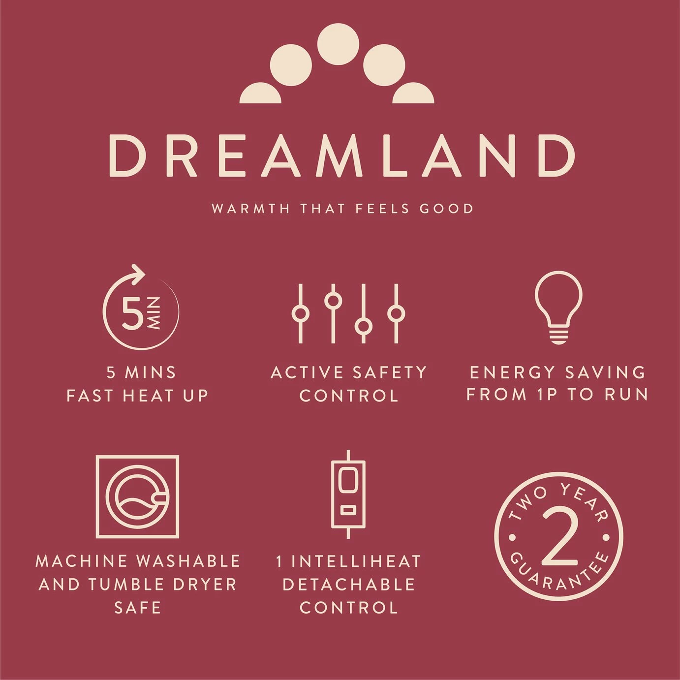 Dreamland Luxury Faux Fur Husky Heated Throw - Large 6 Dreamland Luxury Faux Fur Husky Heated Throw - Large - Image 6