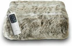 Dreamland Luxury Faux Fur Husky Heated Throw - Large 16 Dreamland Luxury Faux Fur Husky Heated Throw - Large -Bed Linings Sales Store 9522204 R Z008A
