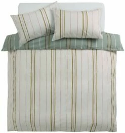 Habitat 180TC Sage Stripe Green Bedding Set - Single 10 Habitat 180TC Sage Stripe Green Bedding Set - Single -Bed Linings Sales Store 9524570 R Z002A