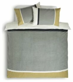 Habitat Country Block Stripe Grey Bedding Set - Single -Bed Linings Sales Store 9528741 R Z002A