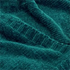 Habitat Chenille Throw - Teal Blue - 125x150cm -Bed Linings Sales Store 9532115 R Z002A