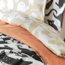 Habitat Kids Pure Cotton Twin Pack Bedding Set - Toddler -Bed Linings Sales Store 9536551 R Z005A
