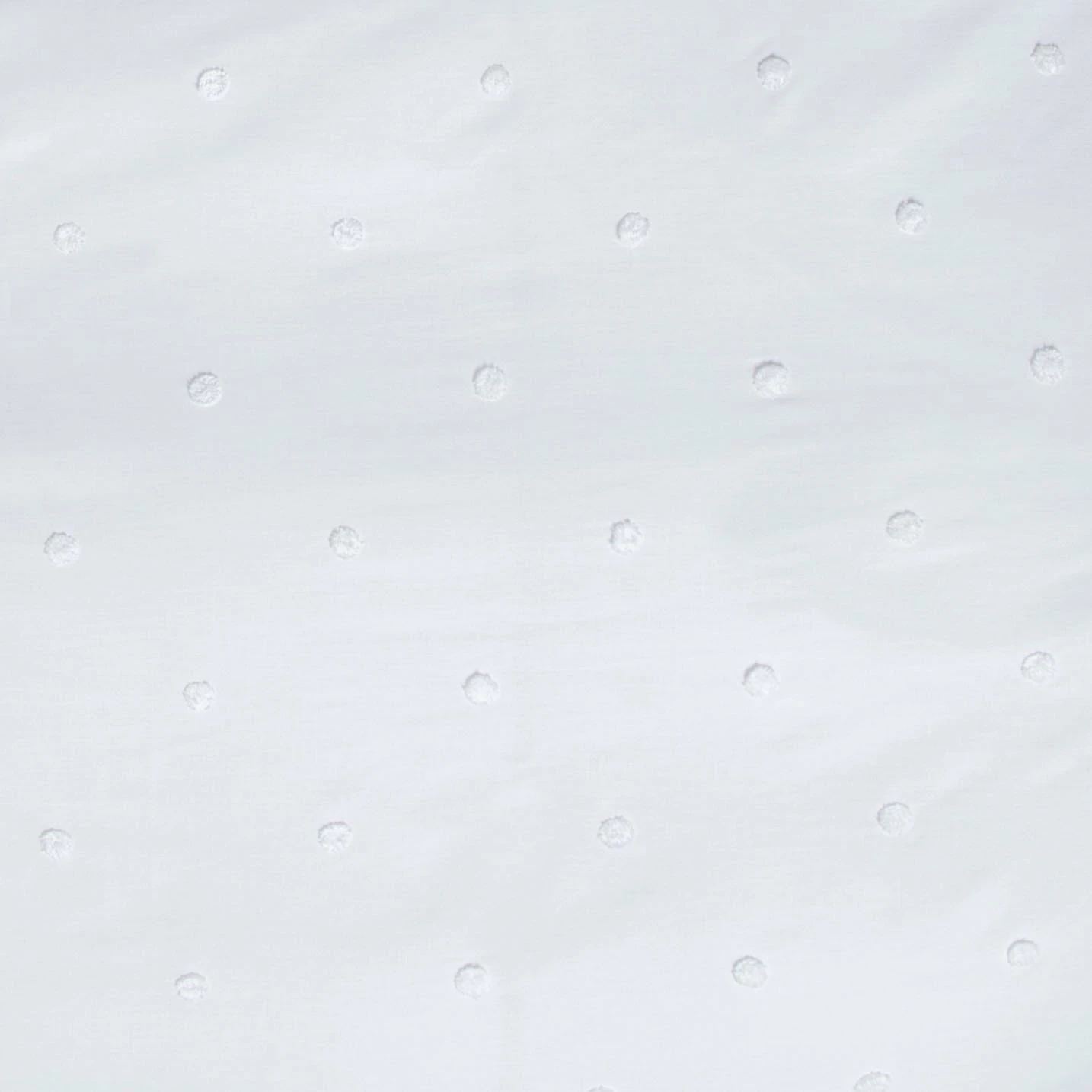 Habitat Tufted Spot White Bedding Set - Single 2 Habitat Tufted Spot White Bedding Set - Single - Image 2