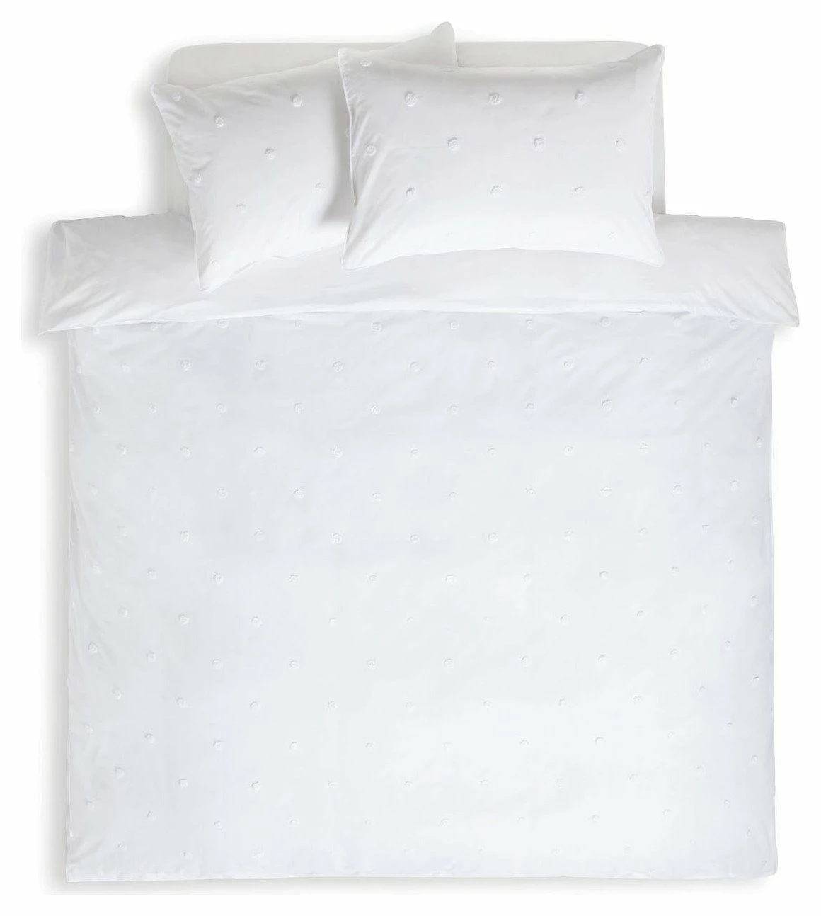 Habitat Tufted Spot White Bedding Set - Single 3 Habitat Tufted Spot White Bedding Set - Single - Image 3