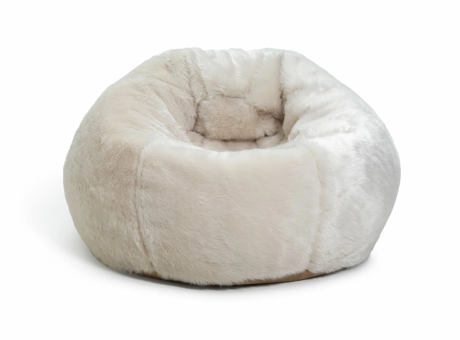 Kaikoo Ayrton Fur Beanbag- Cream 1 Kaikoo Ayrton Fur Beanbag- Cream