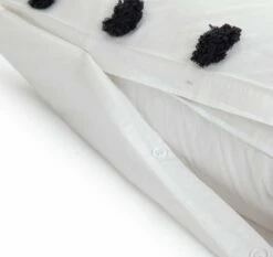 Habitat Cotton Tufted Spot White & Black Bedding Set -Single 10 Habitat Cotton Tufted Spot White & Black Bedding Set -Single -Bed Linings Sales Store 9560651 R Z004A