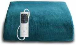 Dreamland Snuggle Up Teal Heated Throw - Large -Bed Linings Sales Store 9562745 R Z008A