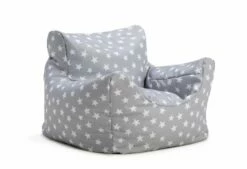 Habitat Kids Funzee Grey Stars Bean Bag -Bed Linings Sales Store 9571815 R Z003A
