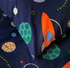 Habitat Kids Glow In The Dark Space Bedding Set - Toddler -Bed Linings Sales Store 9581001 R Z003A