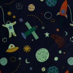 Habitat Kids Glow In The Dark Space Bedding Set - Toddler -Bed Linings Sales Store 9581001 R Z017A